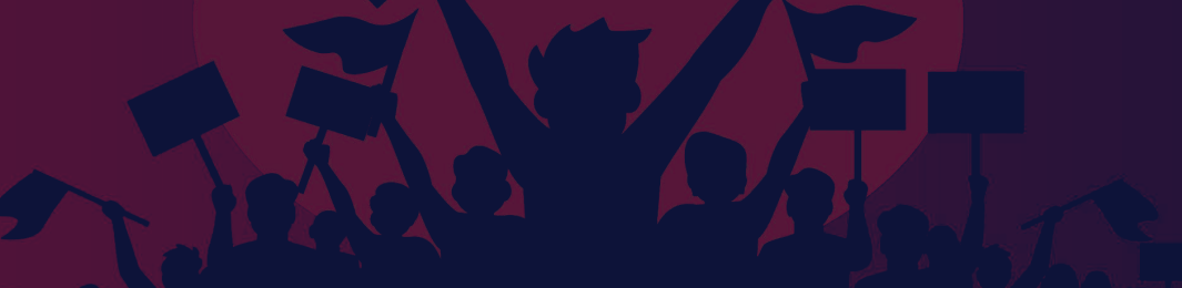 Political Crowd Banner
