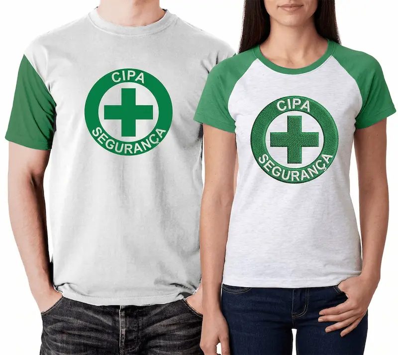 Camiseta para SIPAT / CIPA (Segurança do Trabalho)