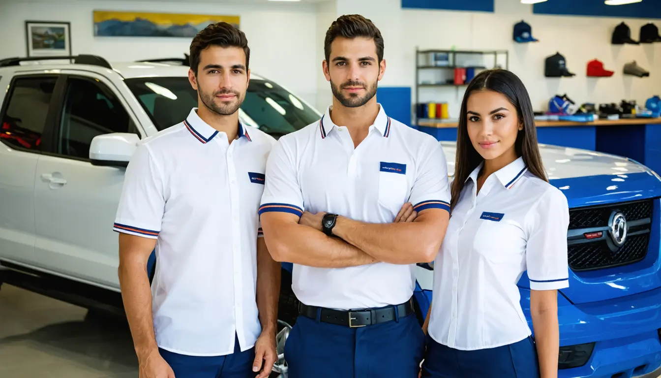 Bordado em Camisa Polo: O Toque Essencial para Seu Negócio | América Uniformes - Goiânia