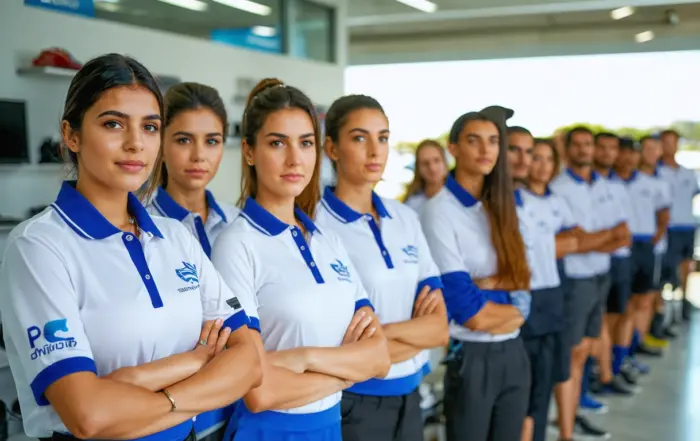 Calcule os Uniformes Polo Ideais para sua Equipe | América Uniformes - Goiás