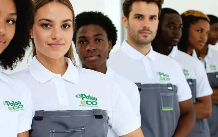 Camisa Polo Eco: O Padrão em Sustentabilidade 2026 | América Uniformes - Aparecida de Goiânia