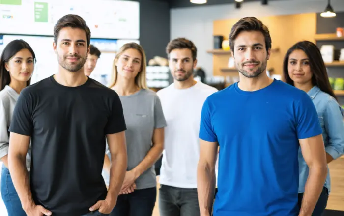 Camiseta Personalizada: Conforto e Identidade para Sua Empresa | América Uniformes - Aparecida de Goiânia