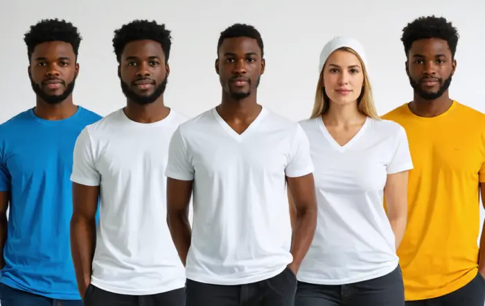 Camisetas: gola careca ou V? Descubra o melhor corte! | América Uniformes - Goiás