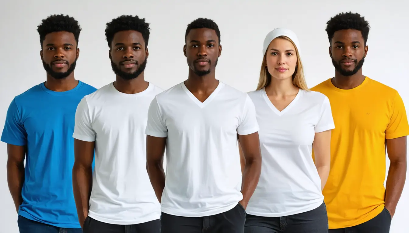 Camisetas: gola careca ou V? Descubra o melhor corte! | América Uniformes - Goiás