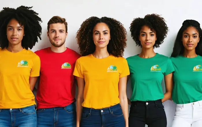 Camisetas Personalizadas: 7 Benefícios para Sua Empresa em 2026 | América Uniformes - Aparecida de Goiânia