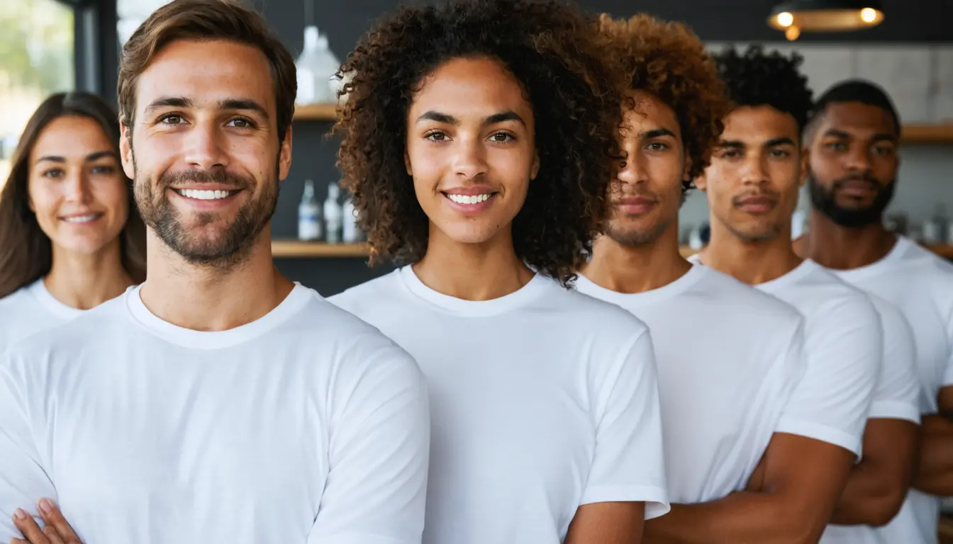 Camisetas Personalizadas: 7 Benefícios para Sua Empresa em 2026 | América Uniformes - Goiânia