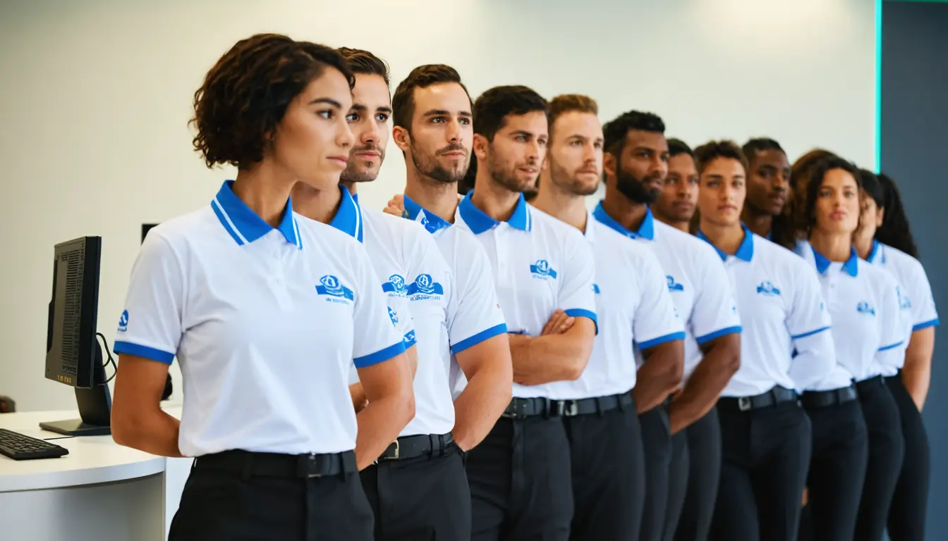 Como Criar o Layout de Bordado para Camisa Polo em 2026 | América Uniformes - Goiânia