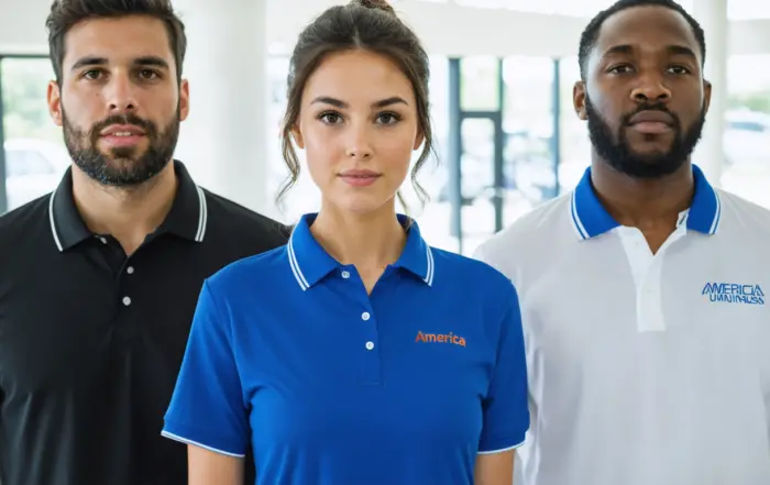 Escolha a Camisa Polo Ideal para Seu Uniforme em 2026 | América Uniformes - Goiânia