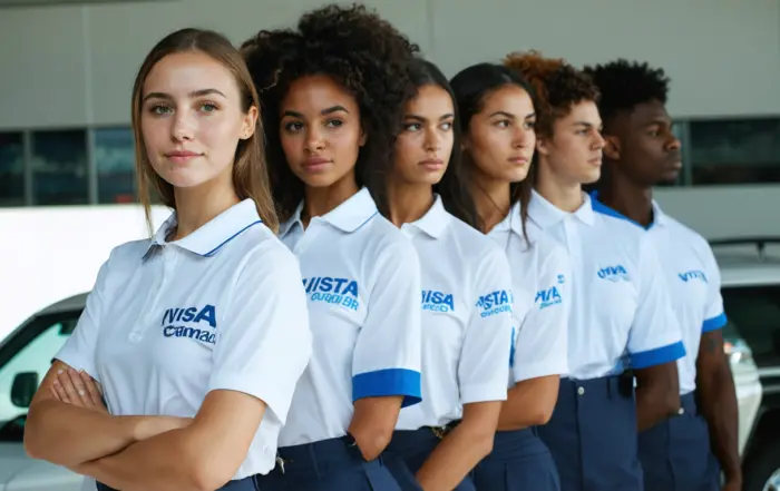 Invista em Camisas Polo Bordadas: 5 Motivos em 2026 | América Uniformes - Goiânia