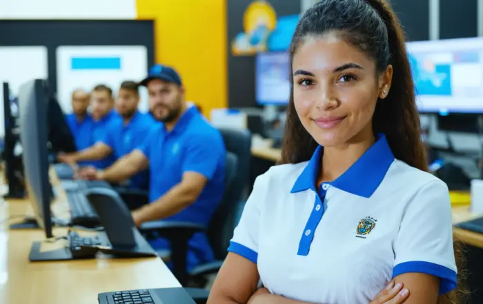 Polo em Alta: Uniforme Corporativo 2026 | América Uniformes - Goiás