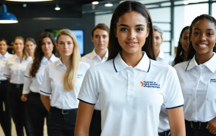 Uniforme Polo com Logo: Realce a Força da Sua Equipe | América Uniformes - Goiás