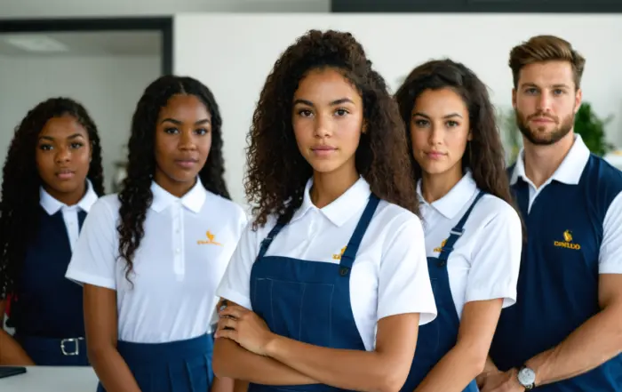 Uniformes de Inverno: Polo Chic para Dias Frios | América Uniformes - Goiânia