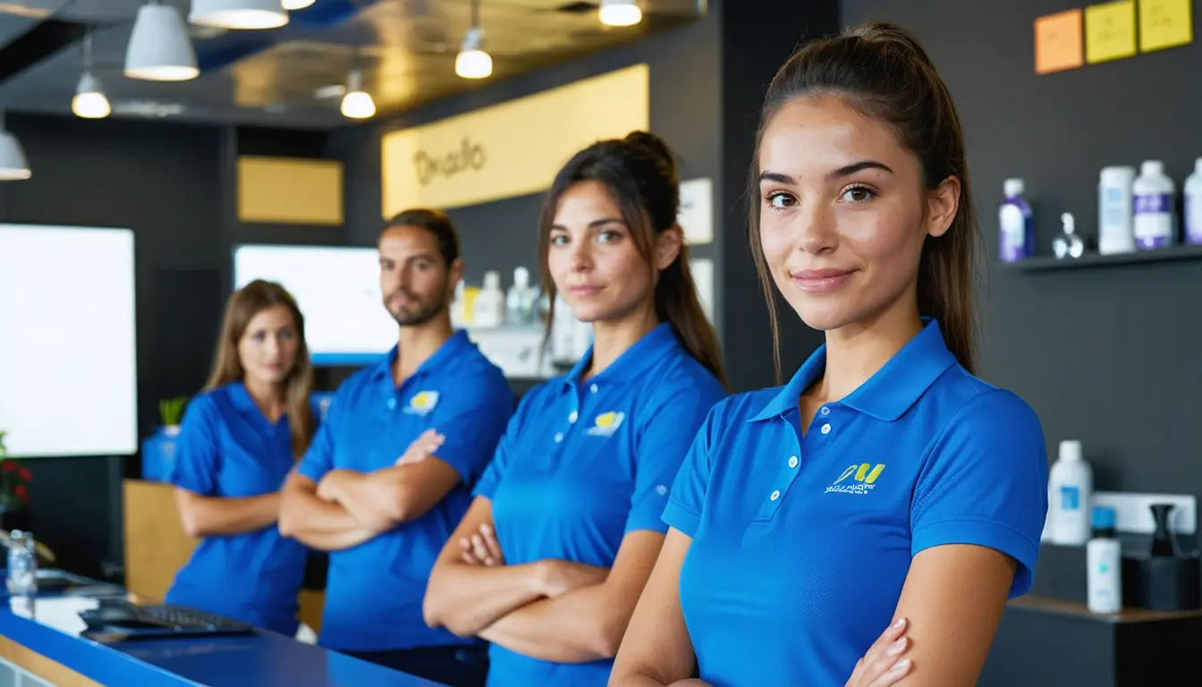 Uniformes Polo: Confiança e Higiene para Clínicas em 2026 | América Uniformes - Goiânia