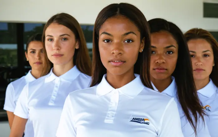 Uniformes Polo Femininos: Crescimento em 2026 nas Empresas | América Uniformes - Goiás