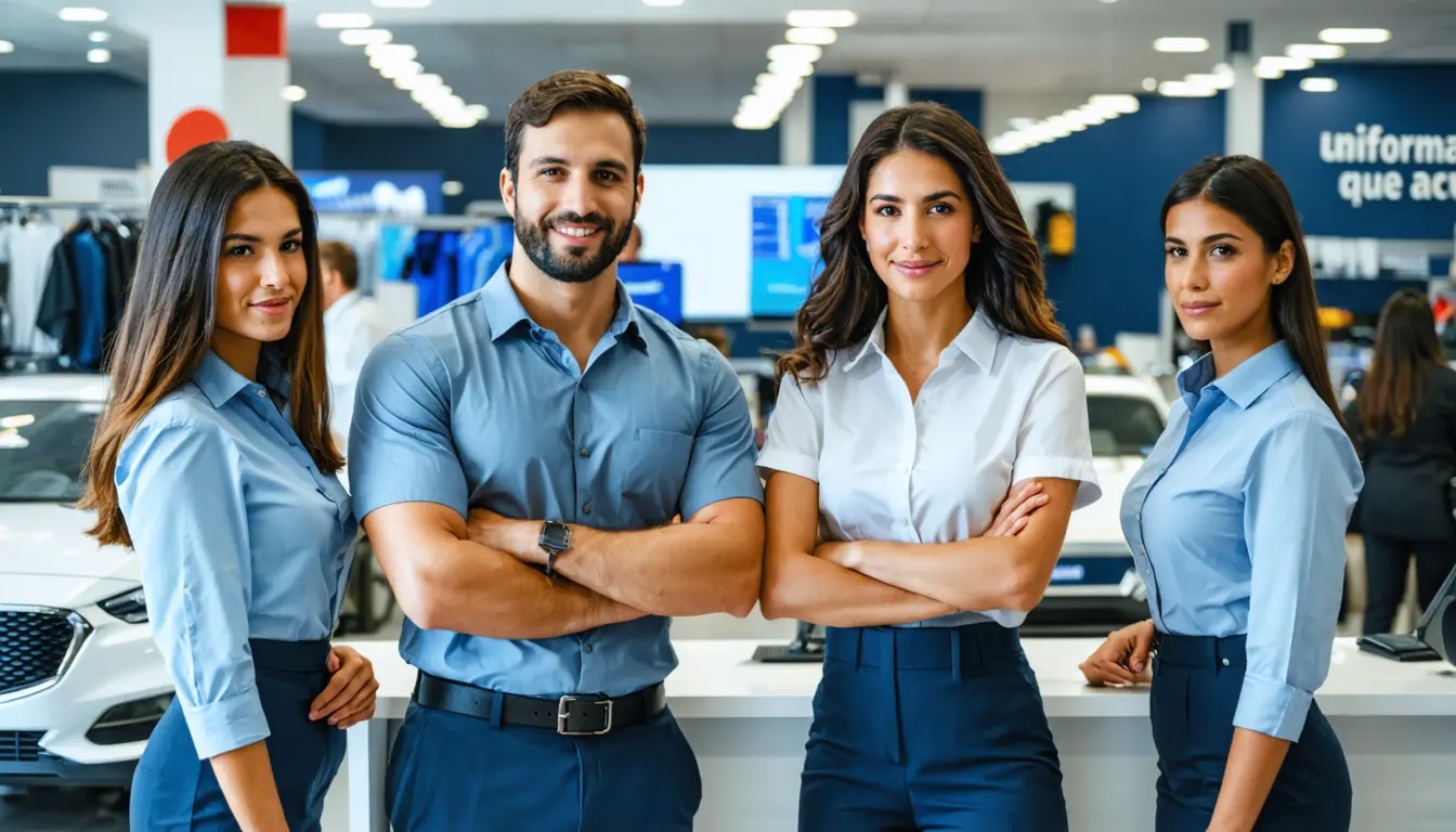 Uniformes que Encantam: O Diferencial em Feiras Corporativas | América Uniformes - Goiás