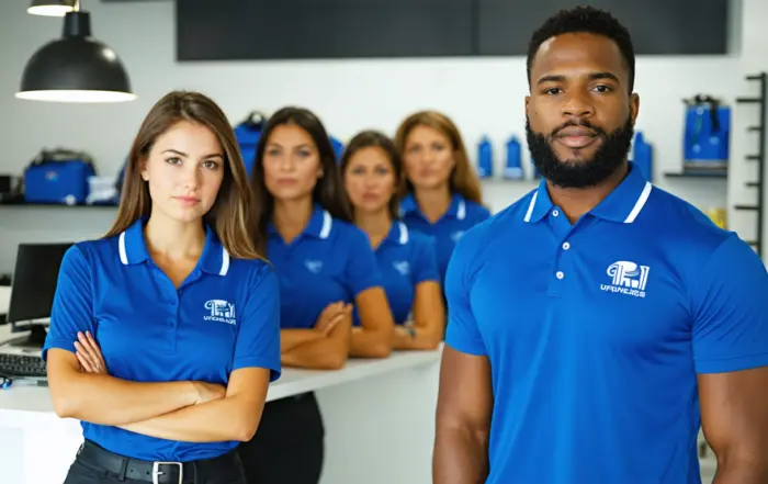 Camisa Polo com Logotipo: O Uniforme Ideal para Sua Equipe | América Uniformes - Goiânia