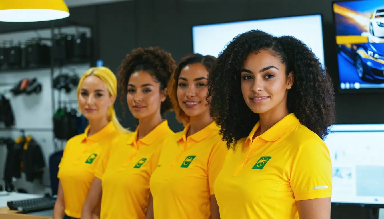 Camisa Polo para Equipes de Vendas para Empresas Locais | América Uniformes — América Uniformes