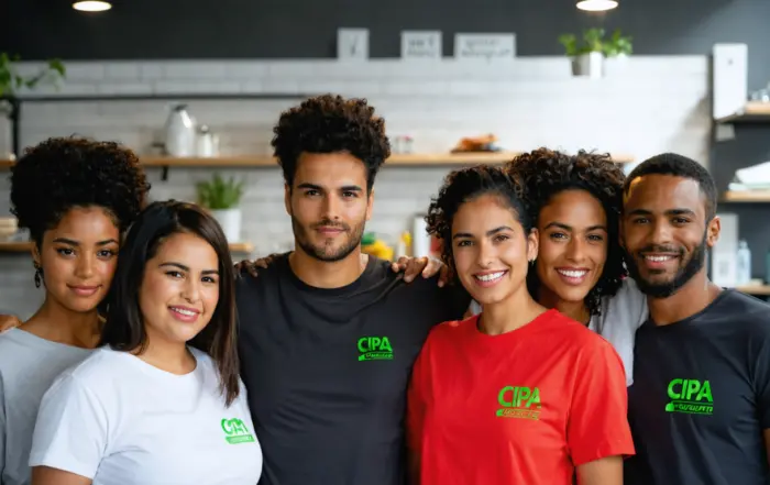 Camiseta Segurança do Trabalho para Construtoras 2026 | América Uniformes - Goiânia