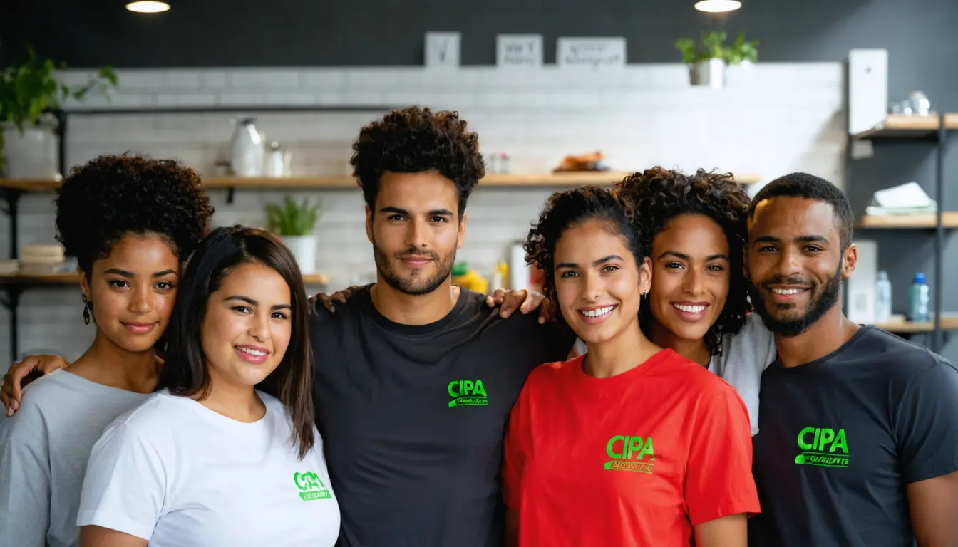 Camiseta Segurança do Trabalho para Construtoras 2026 | América Uniformes - Goiânia