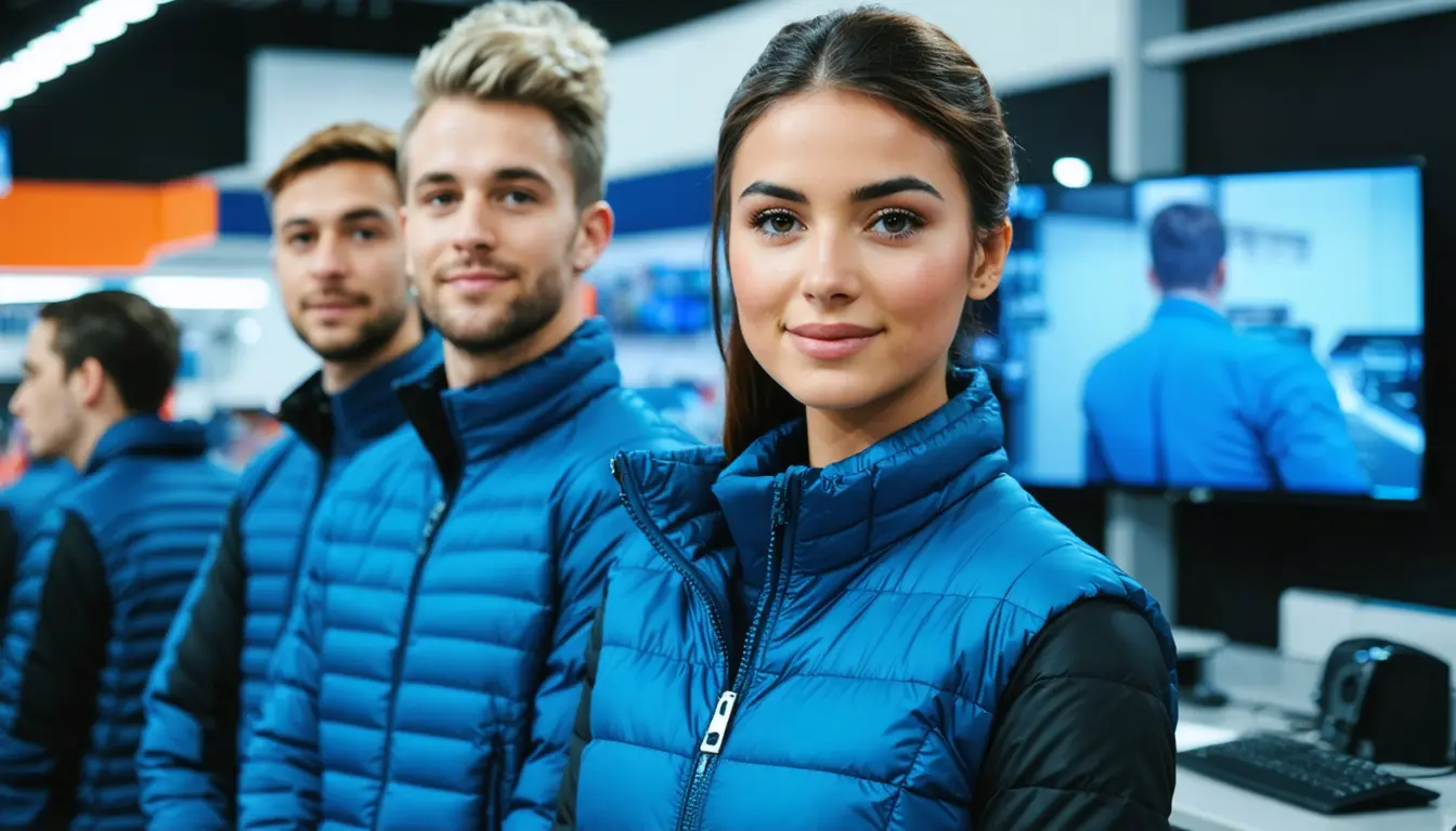 Jaquetas Puffer Personalizadas: Uniformes Corporativos em 2026 | América Uniformes - Goiás